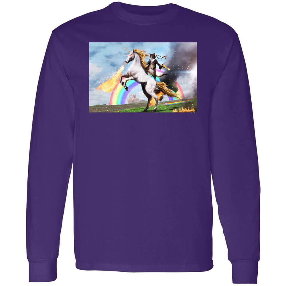 Long Sleeve T-Shirt - N21FGS4T - Purple - 13