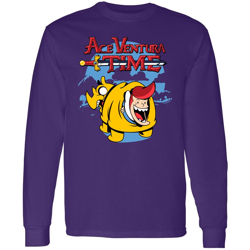 Long Sleeve T-Shirt - G9R6B53F - Purple - 13