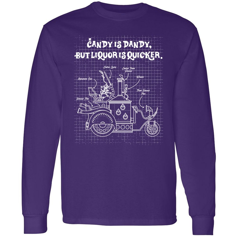 Long Sleeve T-Shirt - R3C1JUS8 - Purple - 13