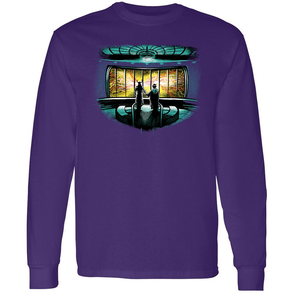 Long Sleeve T-Shirt - U7VANEFK - Purple - 13