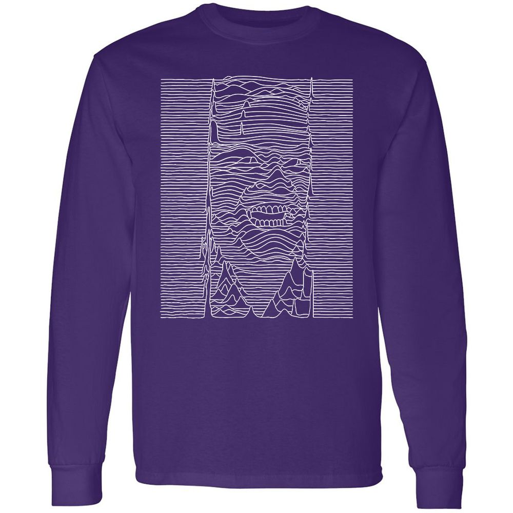 Long Sleeve T-Shirt - XEKU4ACM - Purple - 13