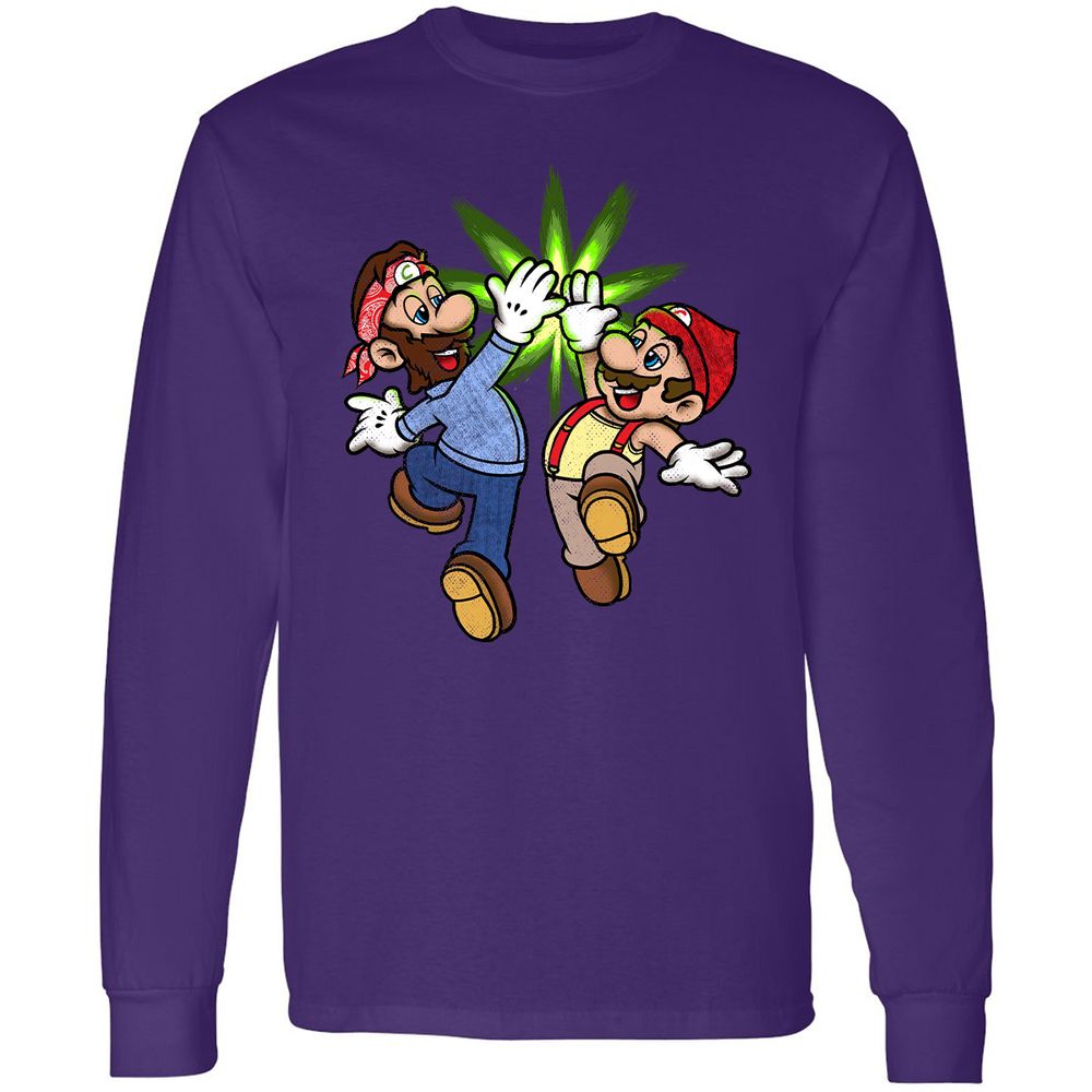 Long Sleeve T-Shirt - DJRV7U4Z - Purple - 13