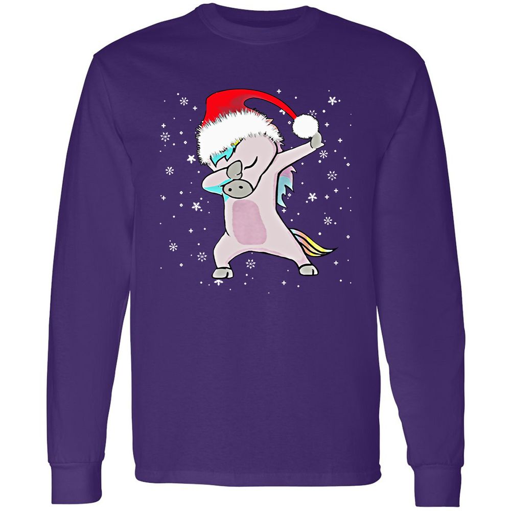 Long Sleeve T-Shirt - HN5HP4SJ - Purple - 13