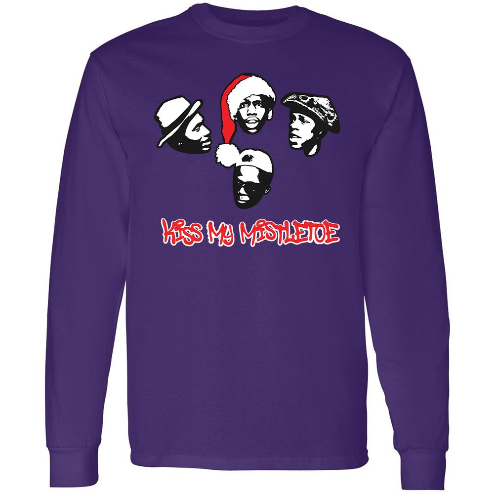 Kiss My Mistletoe Xmas Rap - Purple - 13