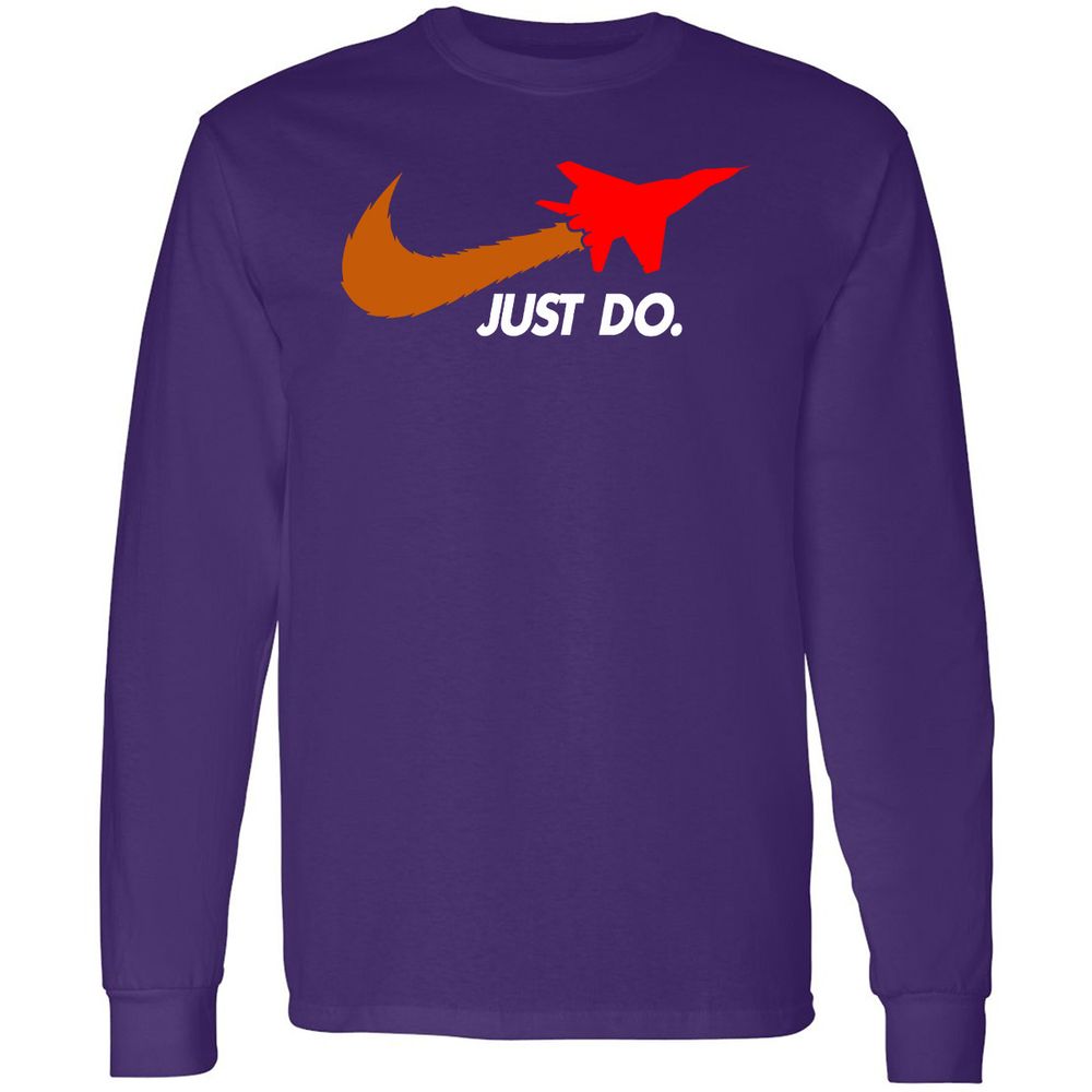 Long Sleeve T-Shirt - J5AWPKGW - Purple - 13
