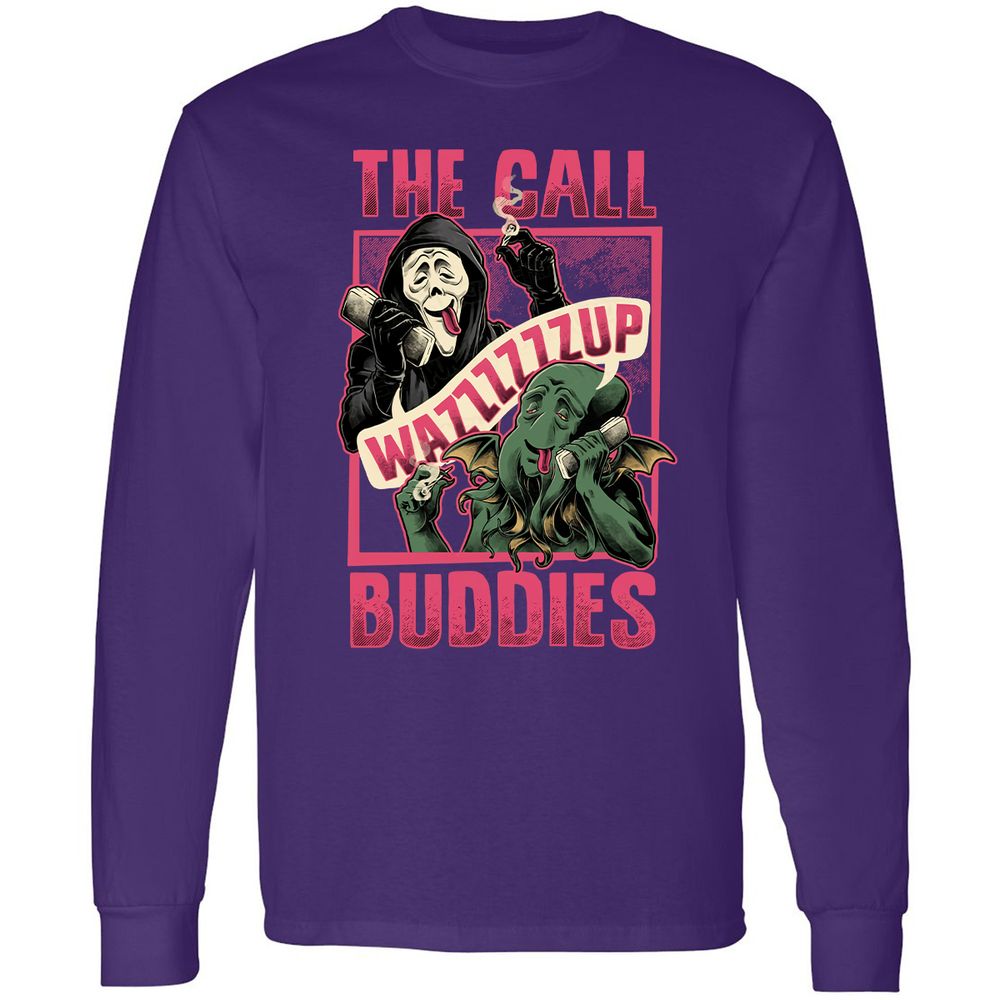 Long Sleeve T-Shirt - 9ZS49Q5D - Purple - 13