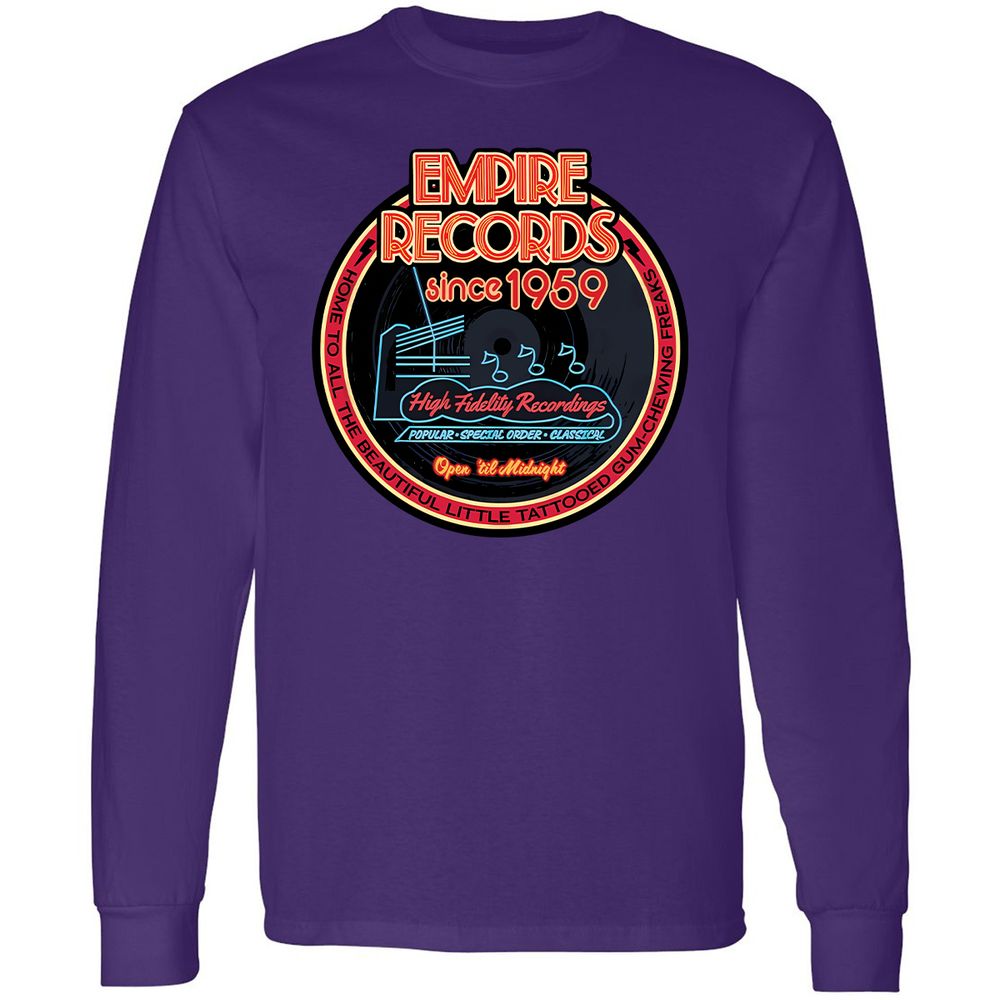 Long Sleeve T-Shirt - Q5V2JKDV - Purple - 13