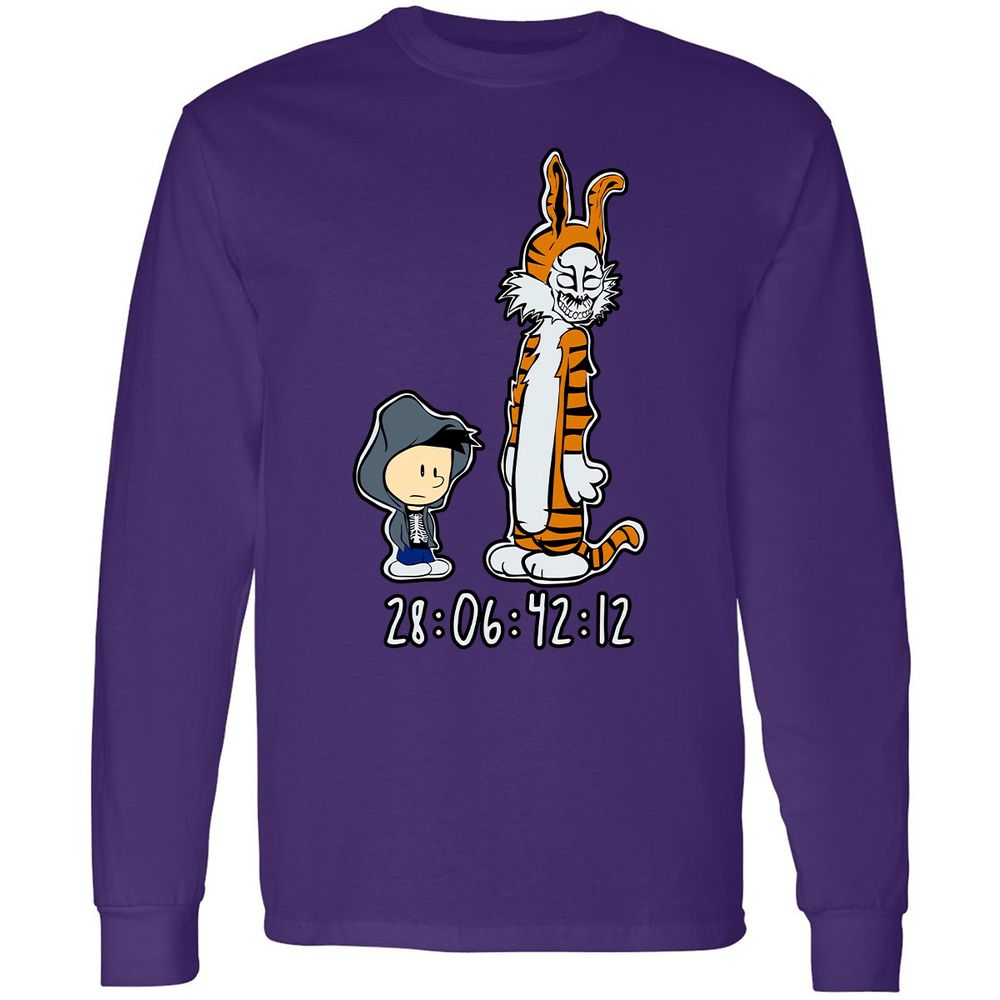 Long Sleeve T-Shirt - 8ZAAZXC2 - Purple - 13