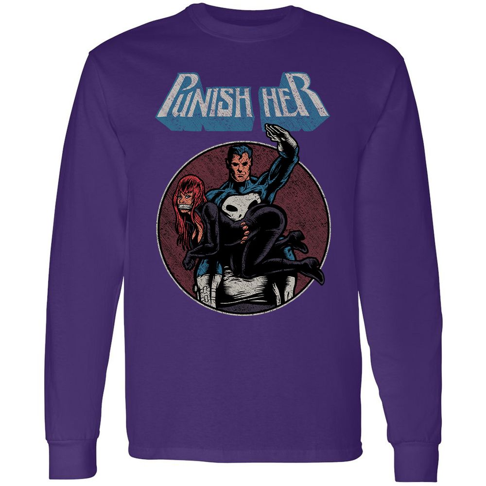 Long Sleeve T-Shirt - E3T97BMD - Purple - 13