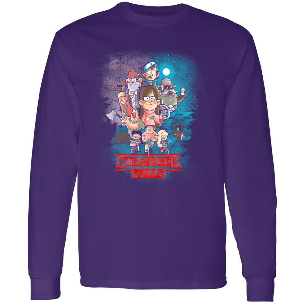 Long Sleeve T-Shirt - JGHFFWSZ - Purple - 13