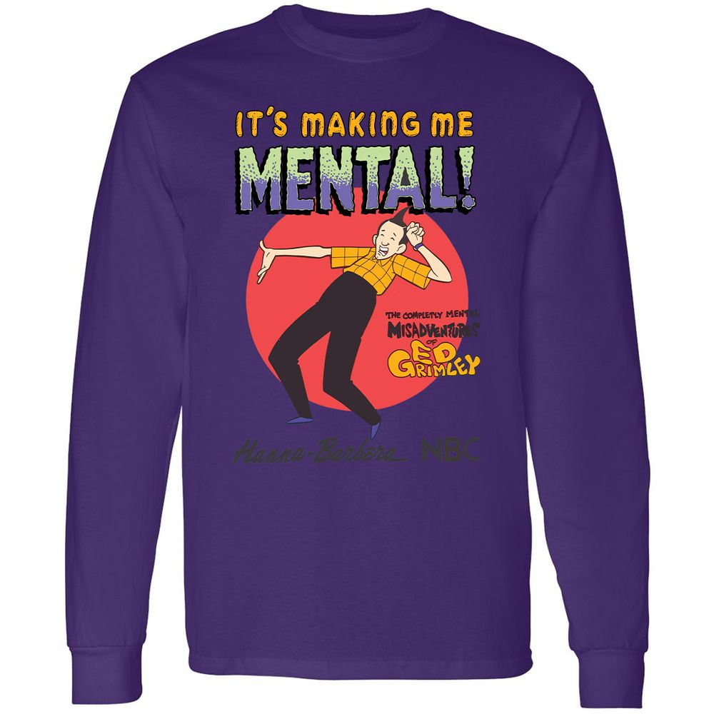 Long Sleeve T-Shirt - 54F5CD7U - Purple - 13
