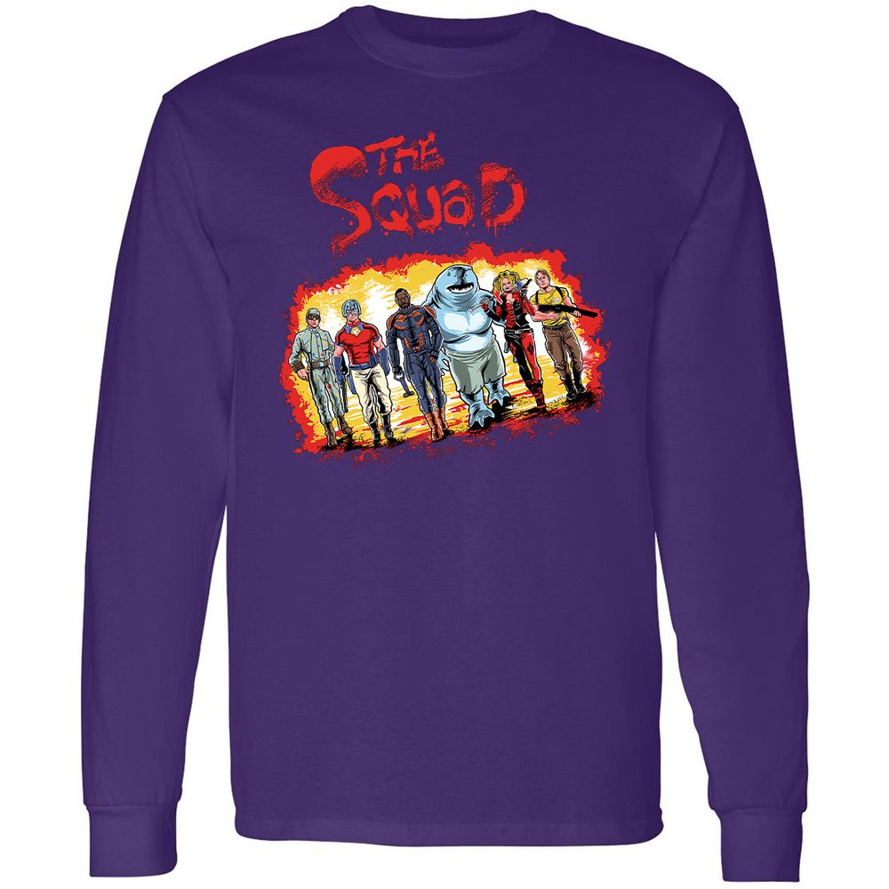 Long Sleeve T-Shirt - CKQFLPCE - Purple - 13
