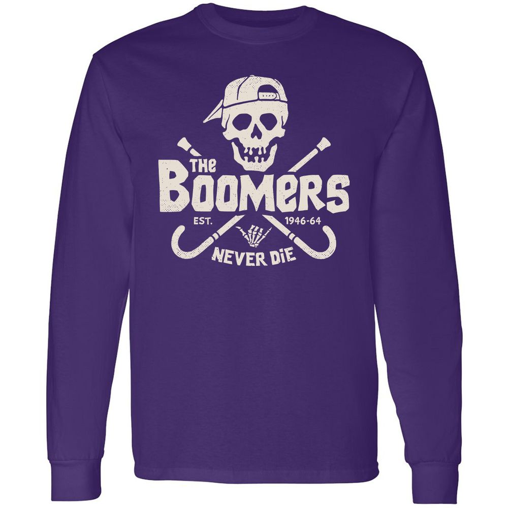 Long Sleeve T-Shirt - ZM41FQC4 - Purple - 13