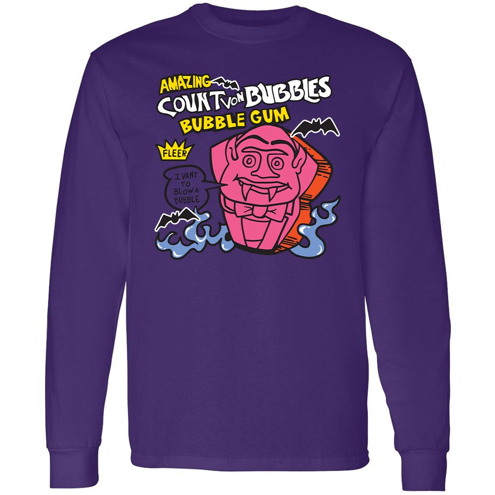 Long Sleeve T-Shirt - XCX2QV7V - Purple - 13