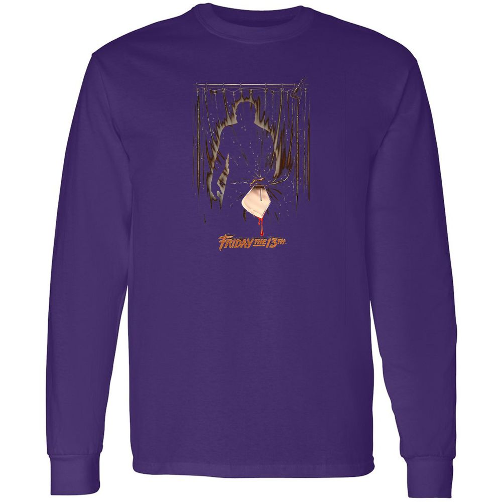 Long Sleeve T-Shirt - RA9C9A8V - Purple - 13
