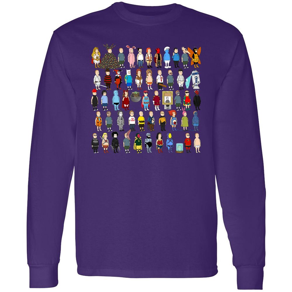 Long Sleeve T-Shirt - F666QLFT - Purple - 13