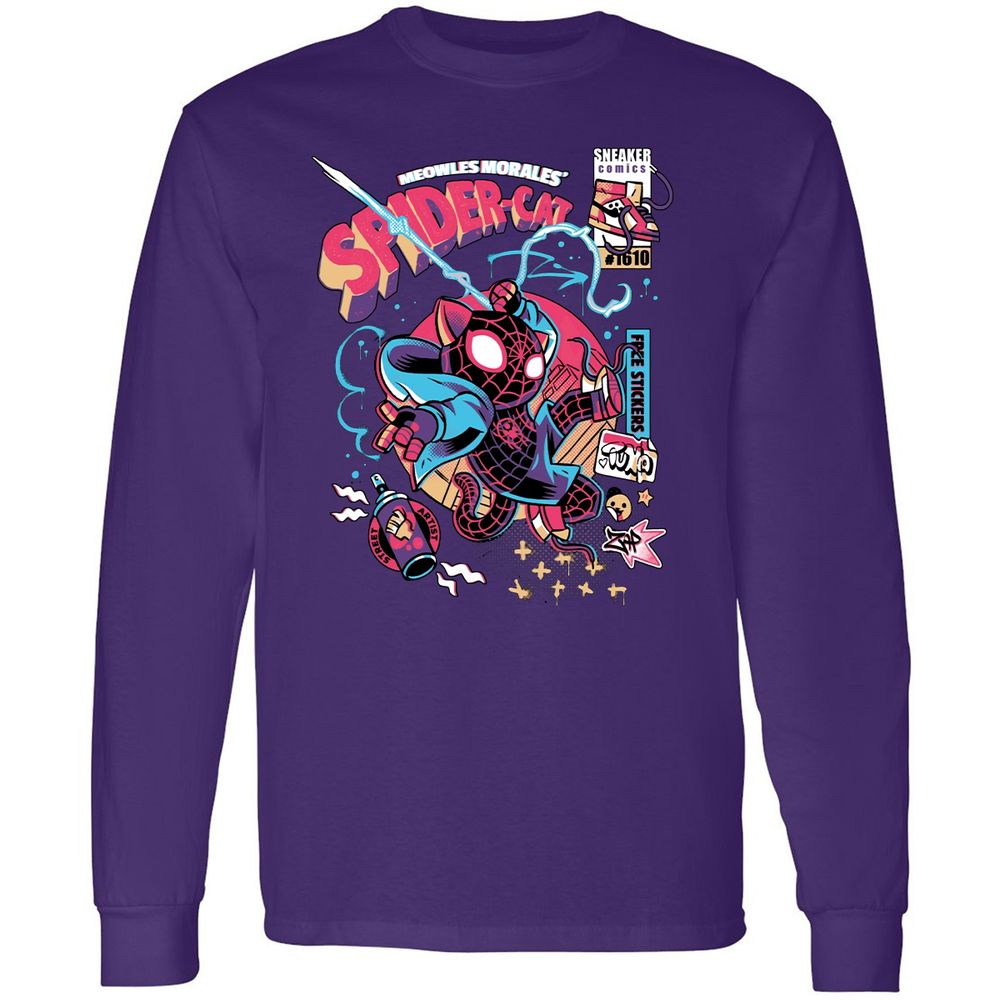 Long Sleeve T-Shirt - MVNJP713 - Purple - 13