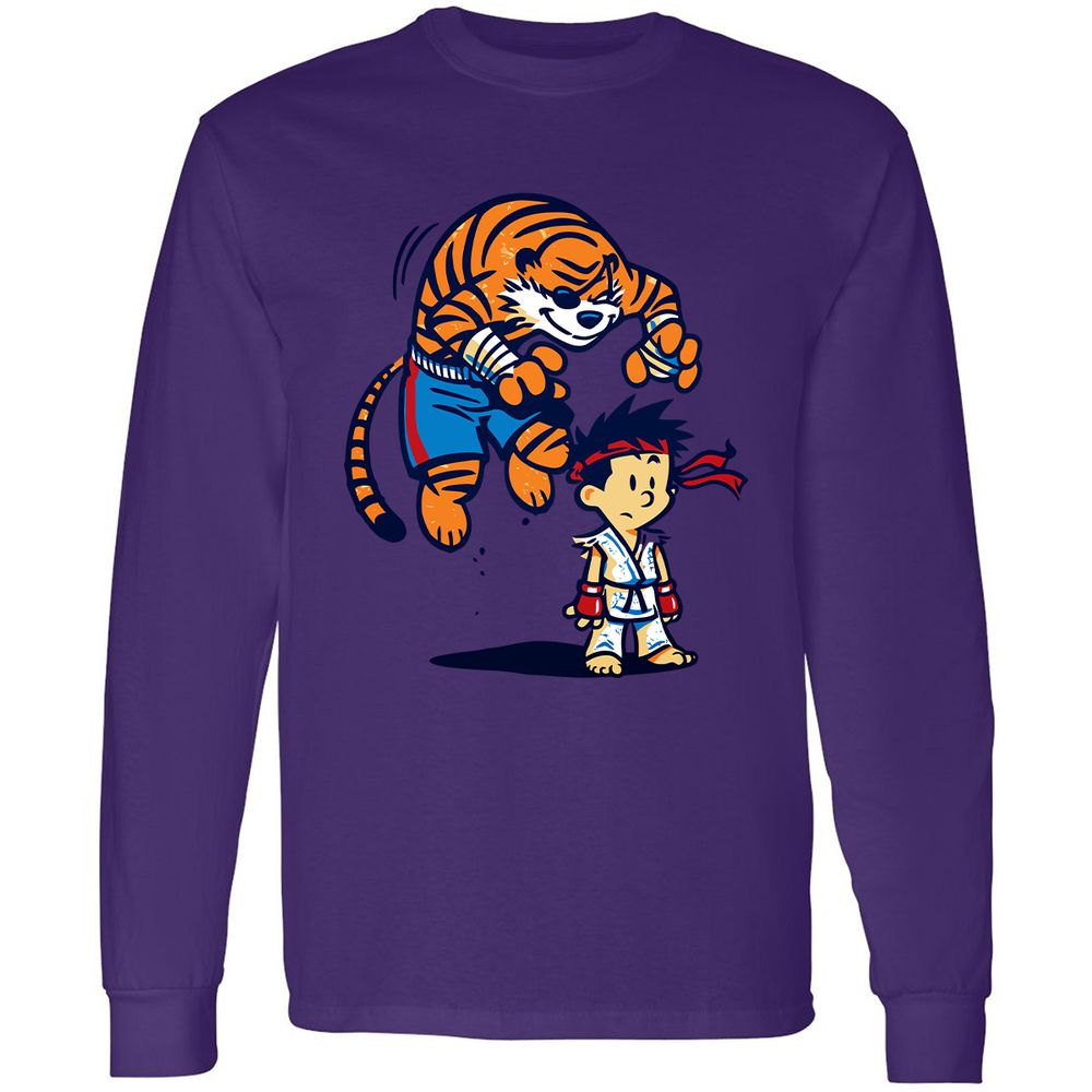 Long Sleeve T-Shirt - SWRT7JJV - Purple - 13