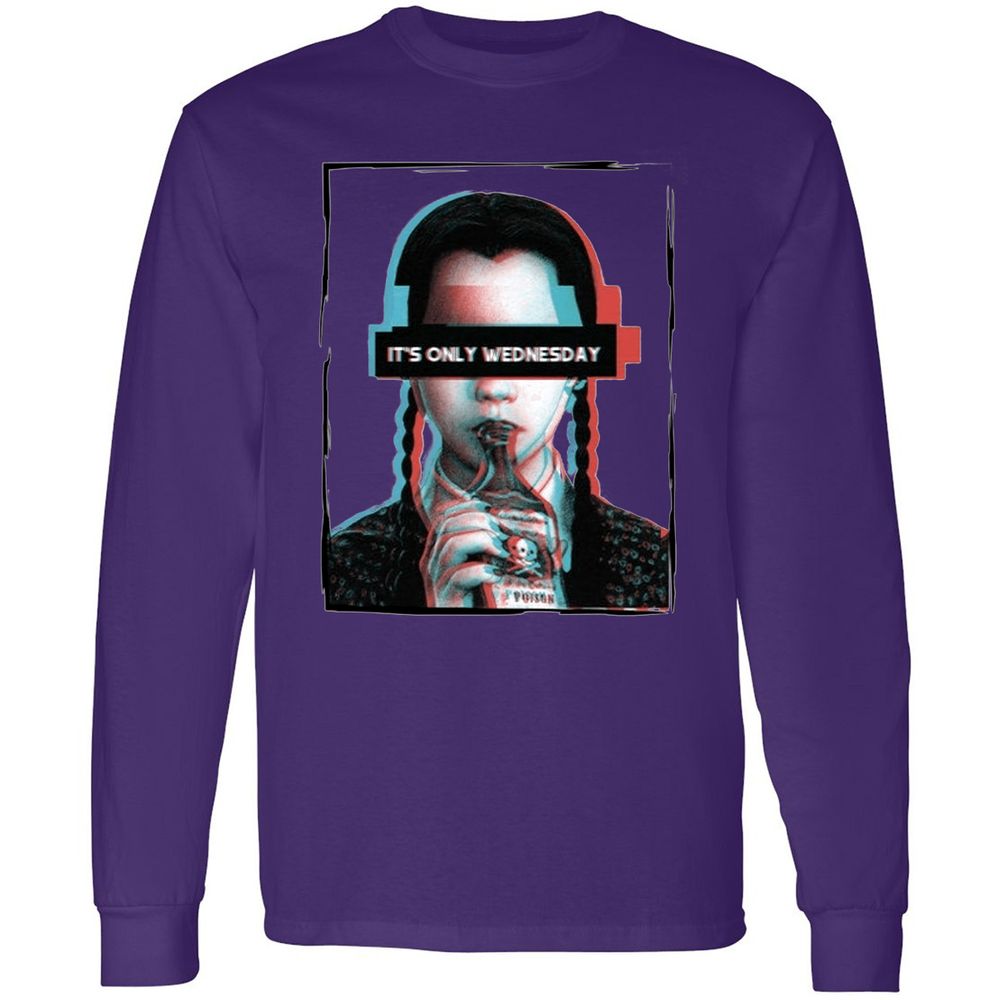 Long Sleeve T-Shirt - 8T8QUJ3Y - Purple - 13