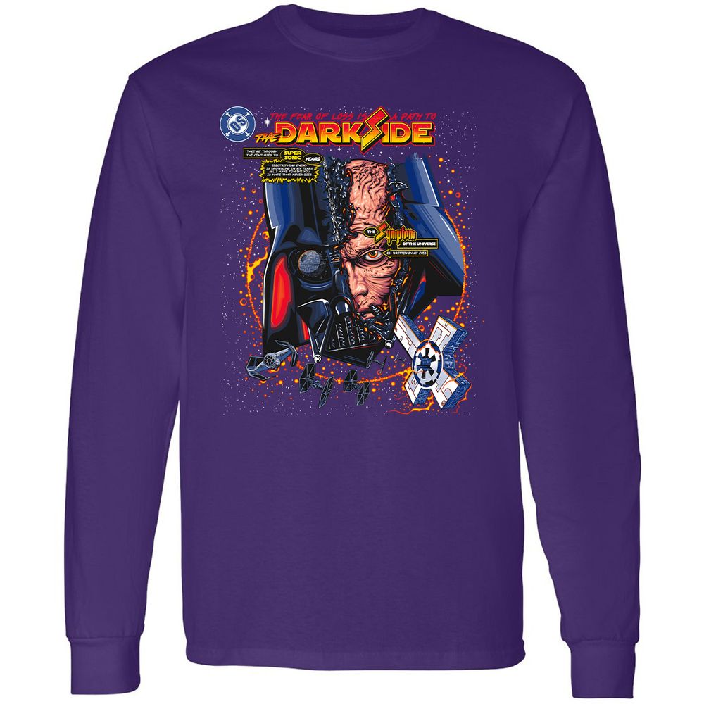 Long Sleeve T-Shirt - 5TNUXP7H - Purple - 13