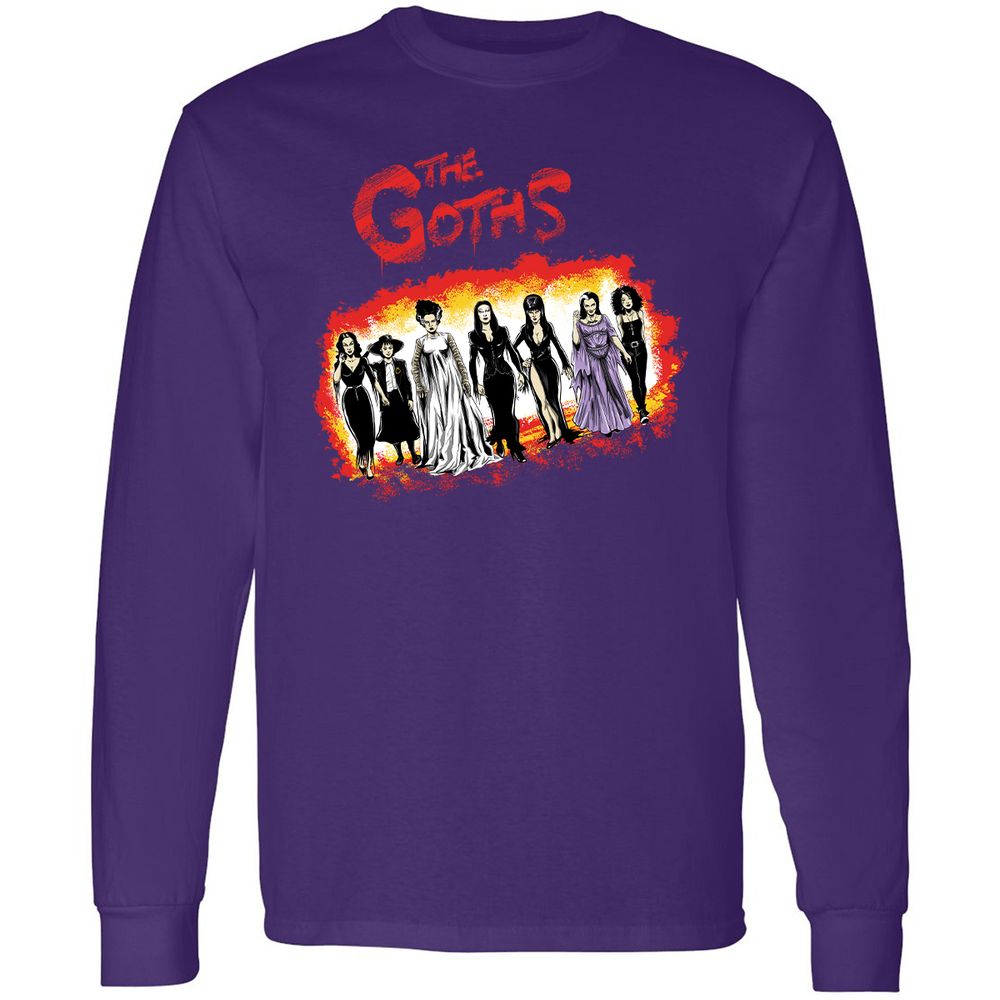 Long Sleeve T-Shirt - 96E5T8XY - Purple - 13