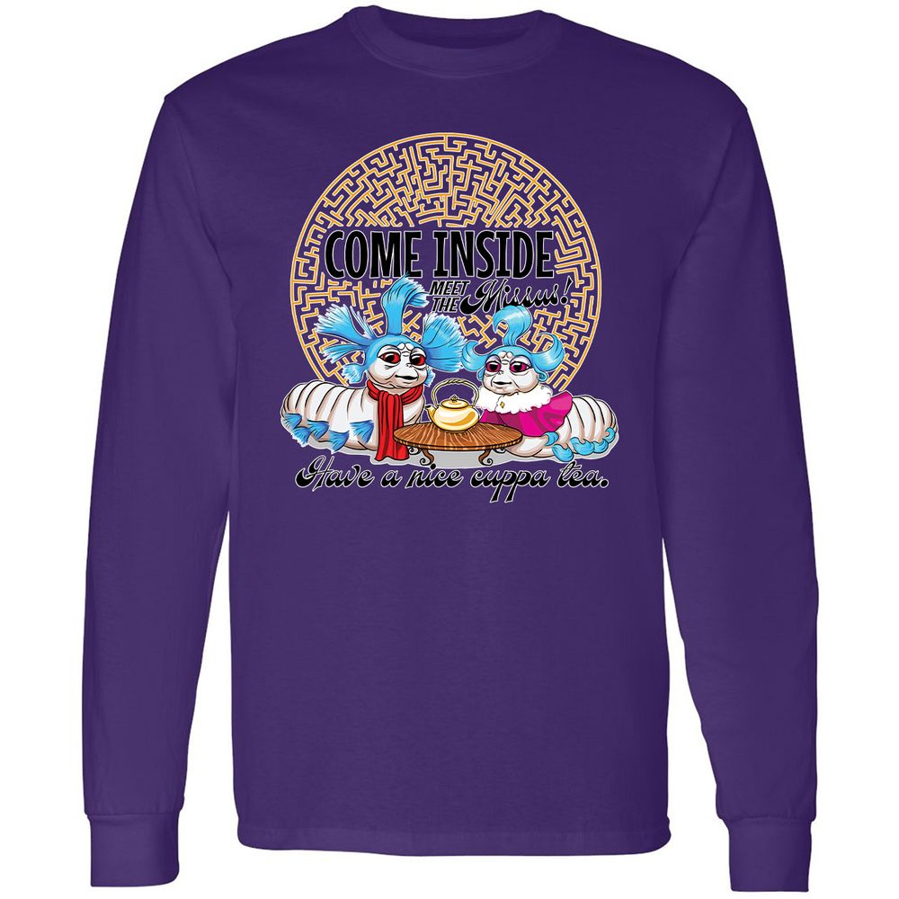Long Sleeve T-Shirt - GQ1YQUPE - Purple - 13
