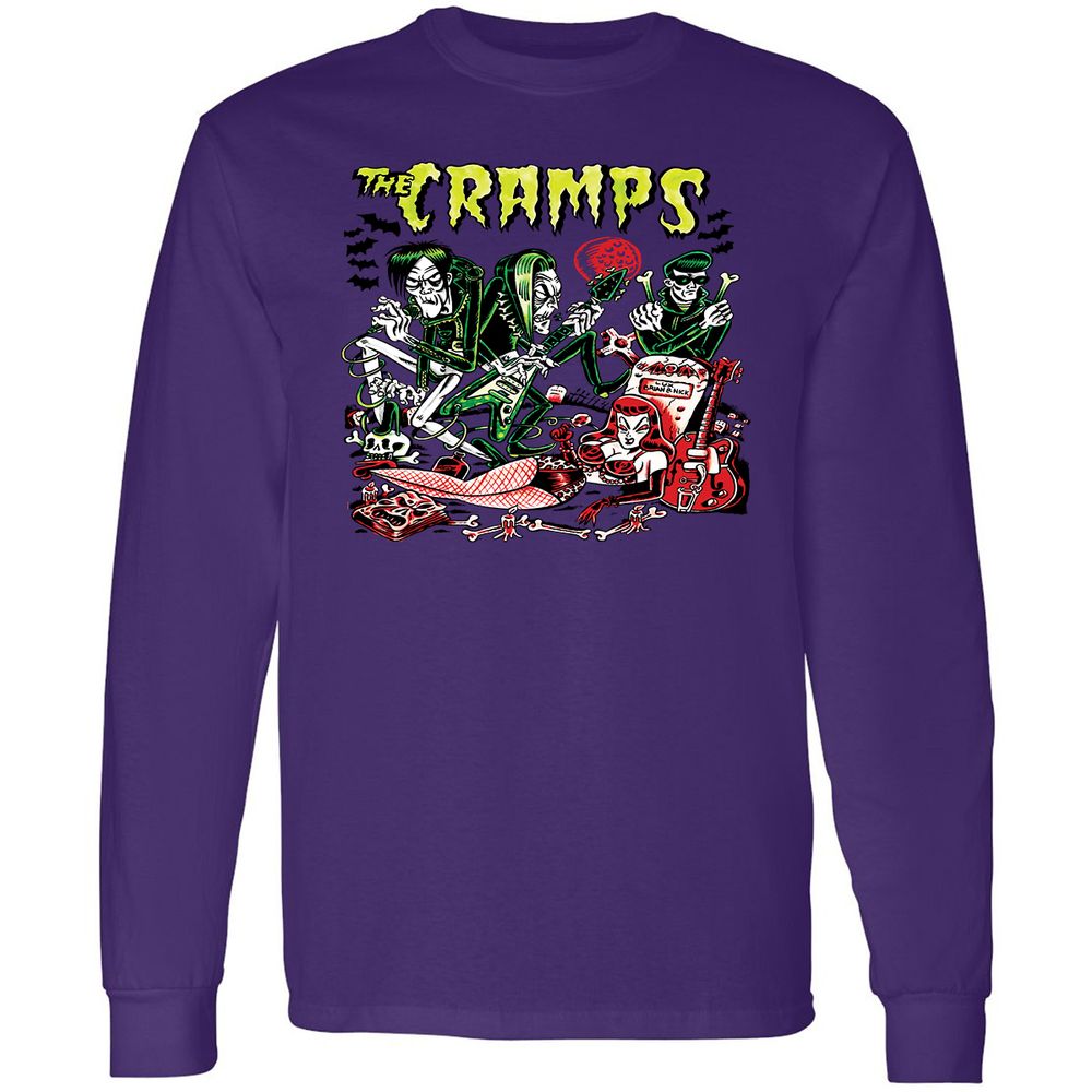 Long Sleeve T-Shirt - Z1FQWQGG - Purple - 13
