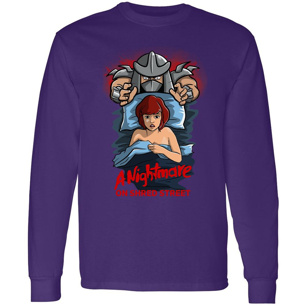 Long Sleeve T-Shirt - SQWZ8TEJ - Purple - 13