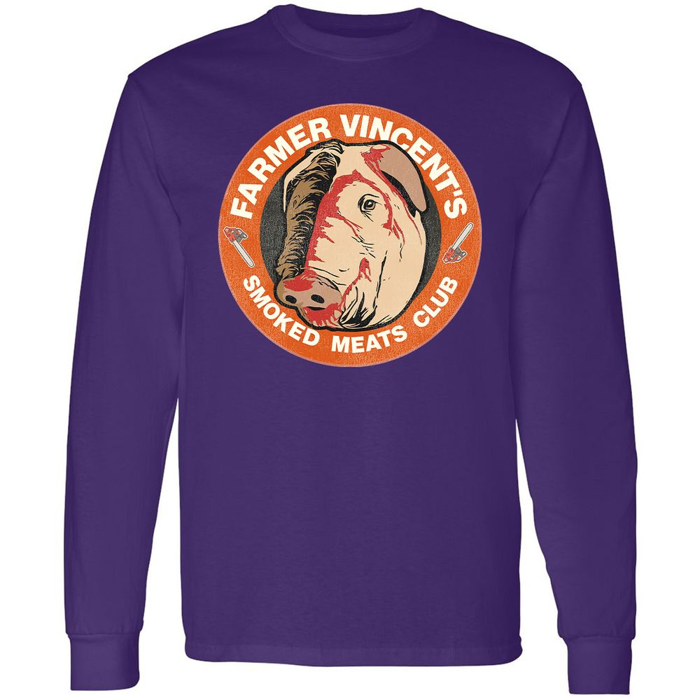 Long Sleeve T-Shirt - A5CRVHKU - Purple - 13