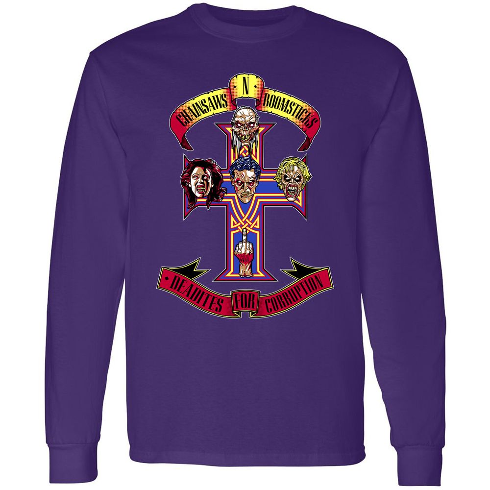 Long Sleeve T-Shirt - UQW6SSGK - Purple - 13