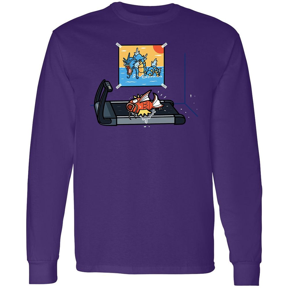 Long Sleeve T-Shirt - TEQMHXXW - Purple - 13