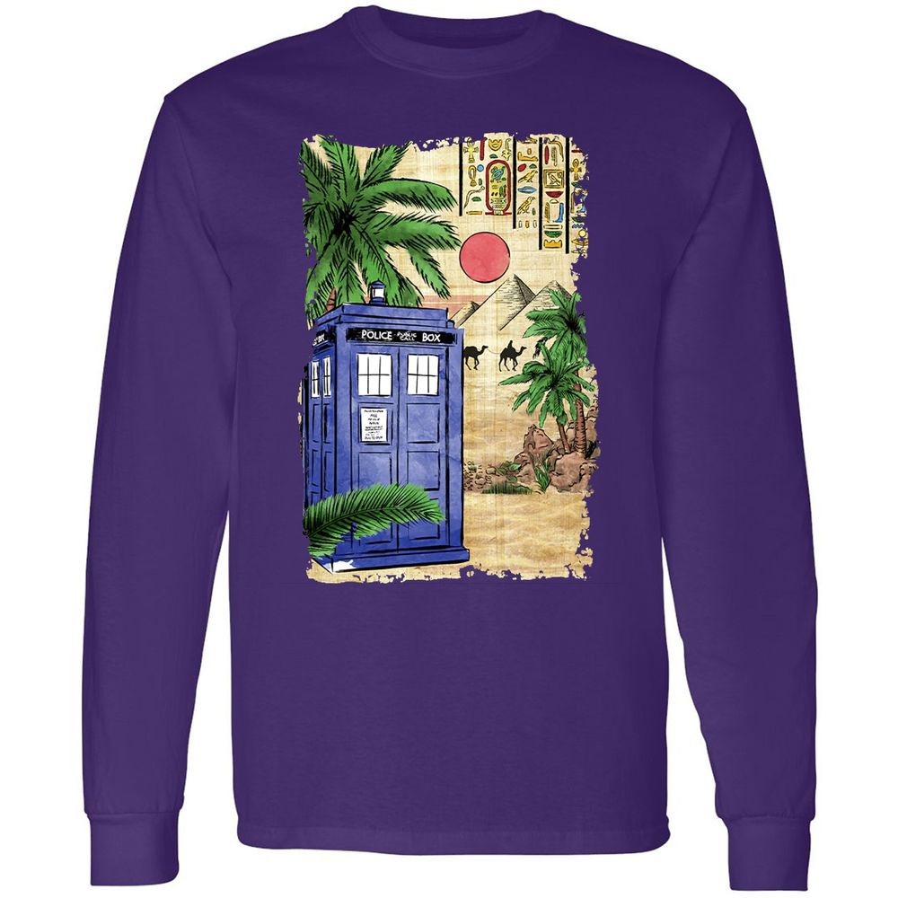 Long Sleeve T-Shirt - 6N5JFKN9 - Purple - 13