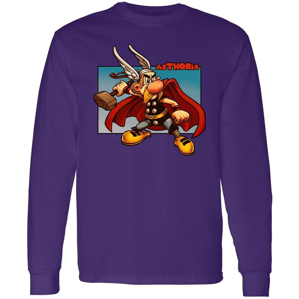 Long Sleeve T-Shirt - TZS7K58W - Purple - 13