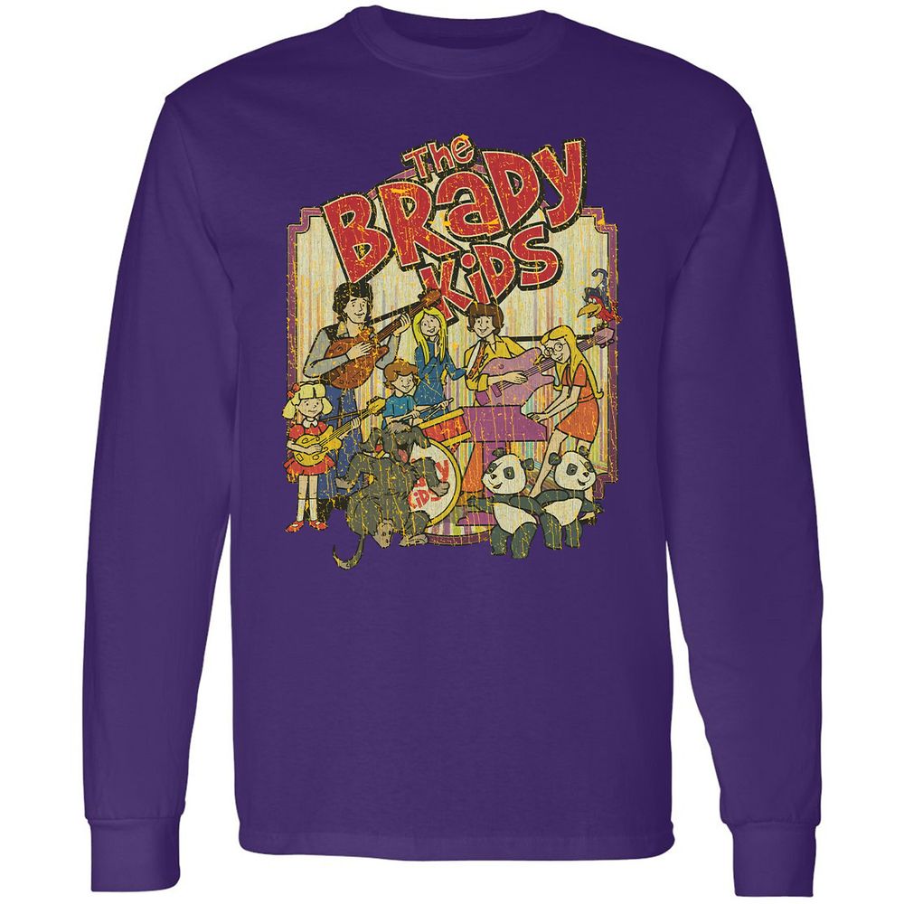 Long Sleeve T-Shirt - Q71K1L57 - Purple - 13