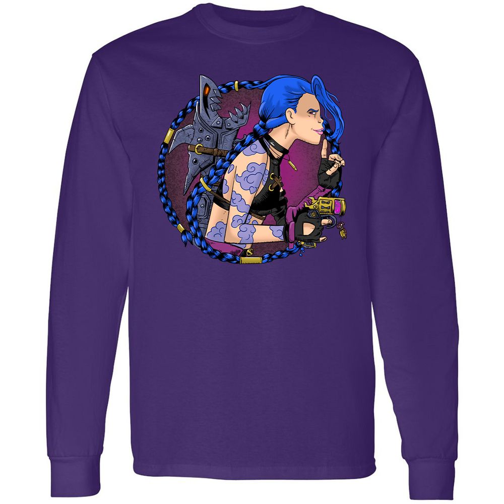 Long Sleeve T-Shirt - G7D679T3 - Purple - 13