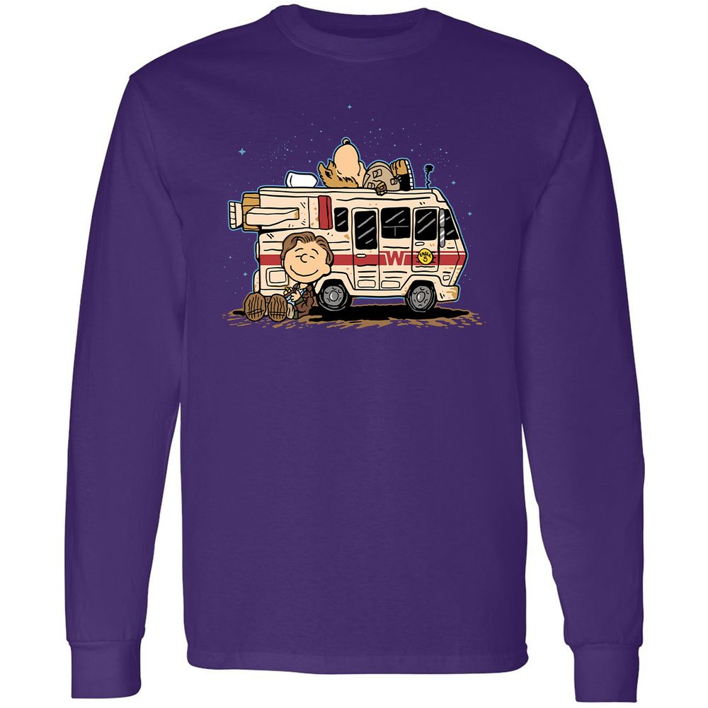 Long Sleeve T-Shirt - S7TBTFMZ - Purple - 13