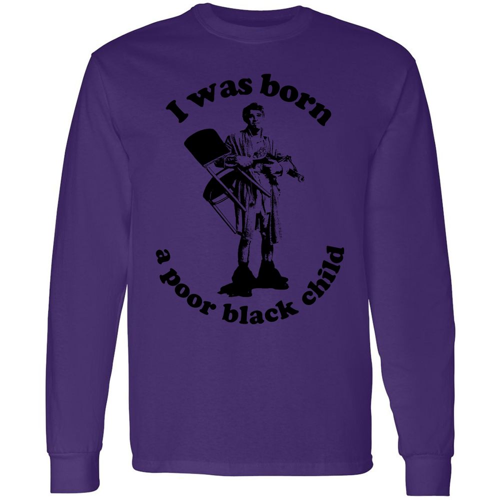 Long Sleeve T-Shirt - PEDNYFK6 - Purple - 13