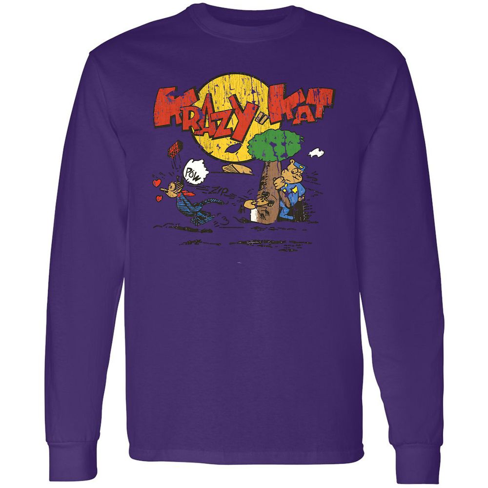 Long Sleeve T-Shirt - 5URQNGDR - Purple - 13