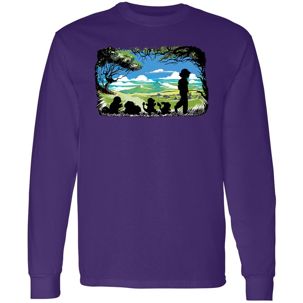 Long Sleeve T-Shirt - CN9NVTKC - Purple - 13