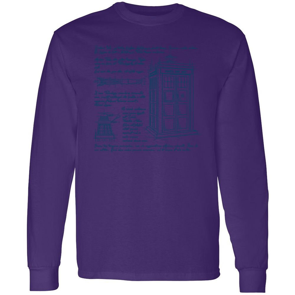 Long Sleeve T-Shirt - L3FX39VE - Purple - 13