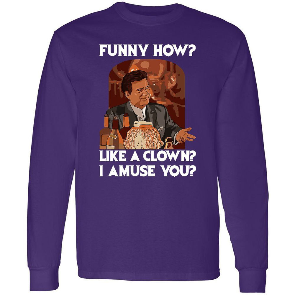 Long Sleeve T-Shirt - VZDB5D63 - Purple - 13