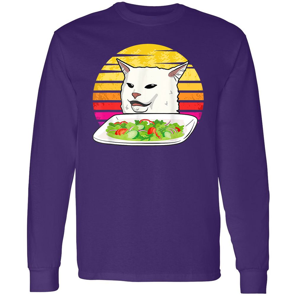 Long Sleeve T-Shirt - P2M5EKQ6 - Purple - 13