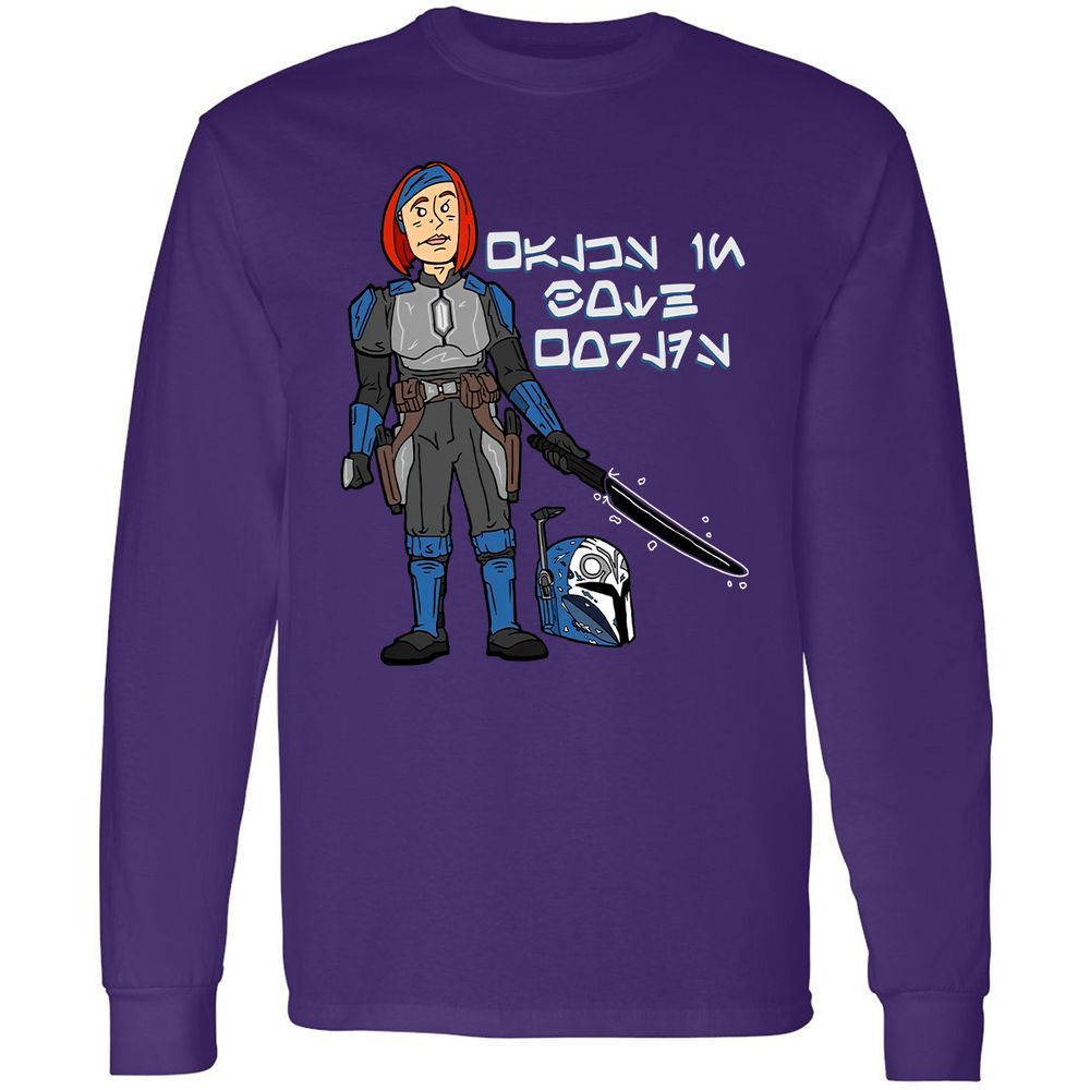 Long Sleeve T-Shirt - U84DLLX3 - Purple - 13