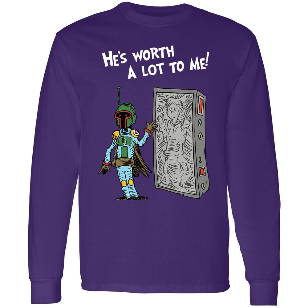 Long Sleeve T-Shirt - Z35FJD94 - Purple - 13