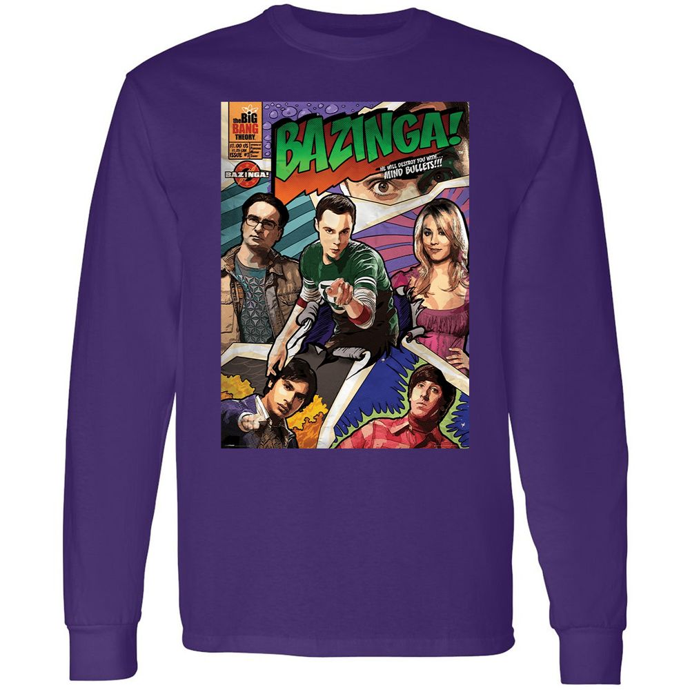 Long Sleeve T-Shirt - S3CBC62E - Purple - 13