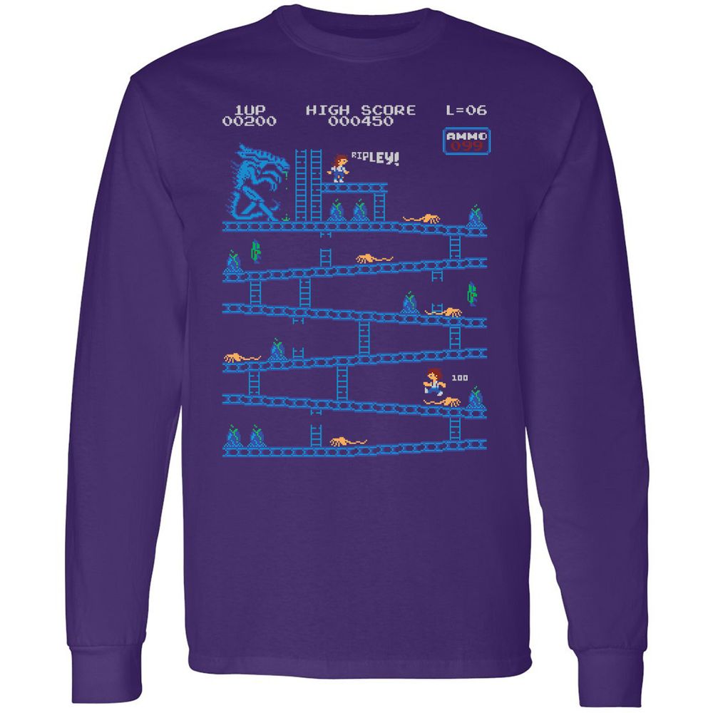 Long Sleeve T-Shirt - 4JCSS58P - Purple - 13