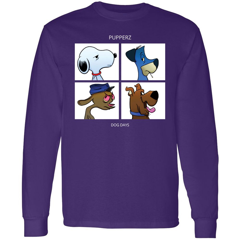 Long Sleeve T-Shirt - CKET5N5J - Purple - 13