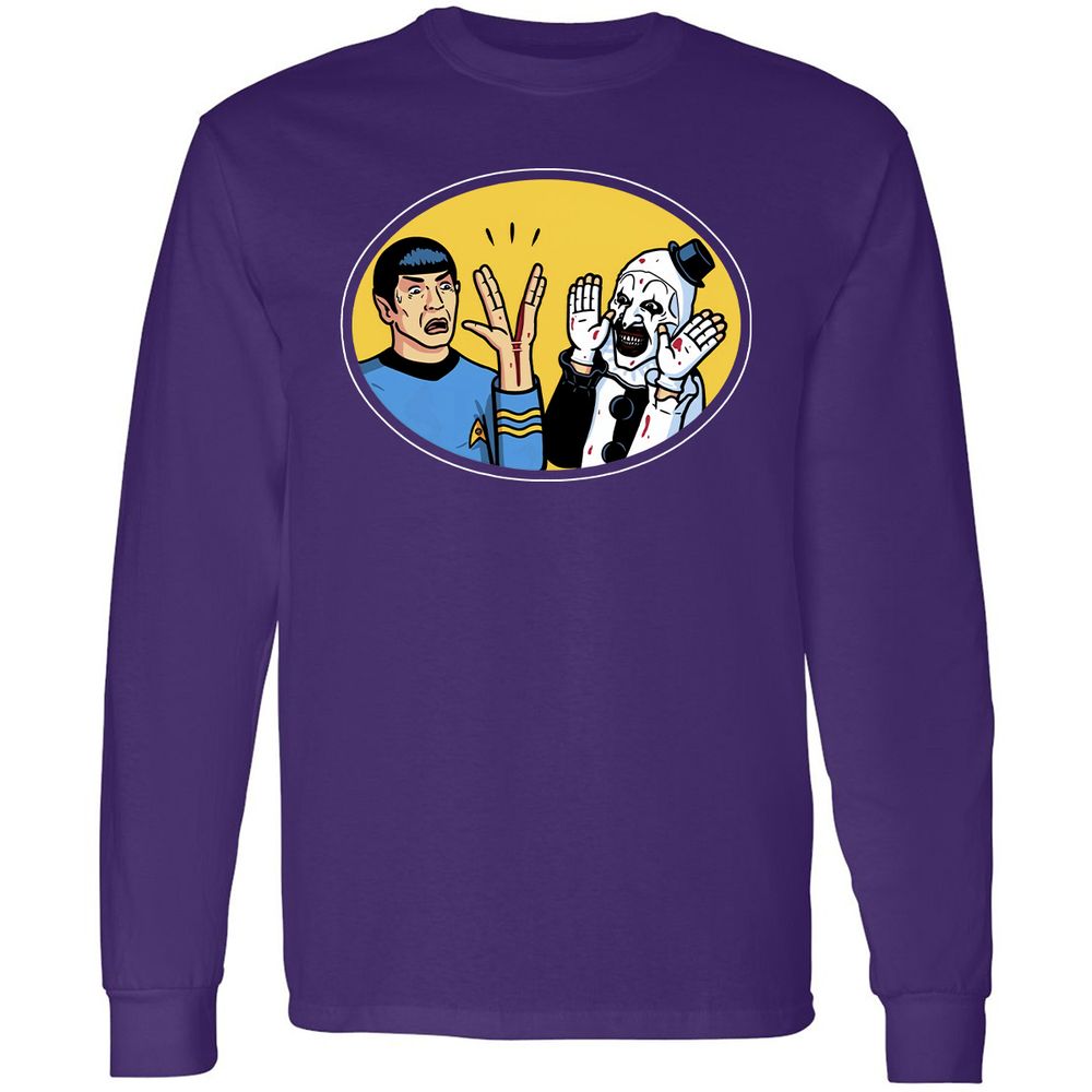 Long Sleeve T-Shirt - VJ56G9VU - Purple - 13