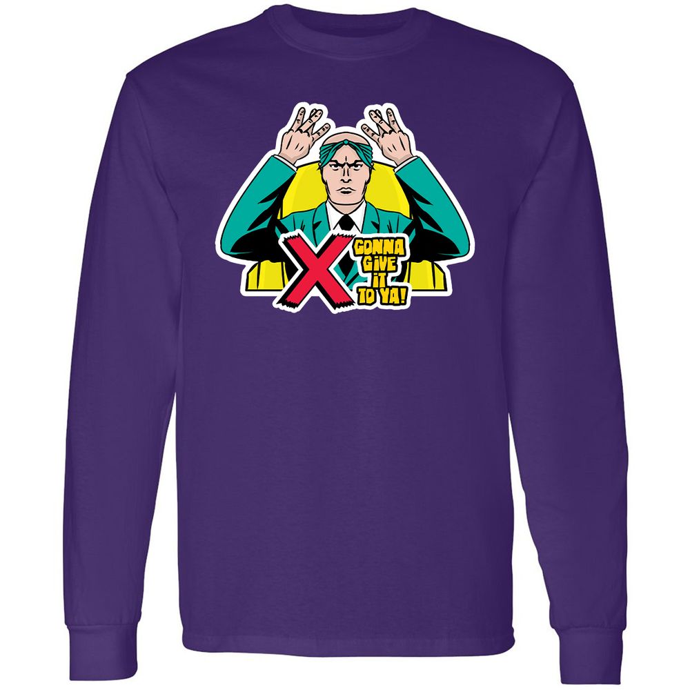 Long Sleeve T-Shirt - F941BANM - Purple - 13