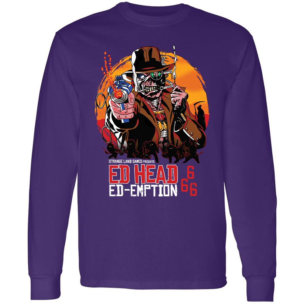 Long Sleeve T-Shirt - 3K6YAQ3M - Purple - 13